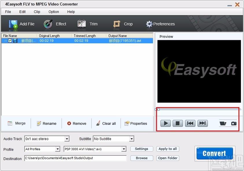 4Easysoft FLV to MPEG Video Converter下载,FLV转MPEG格式转换器